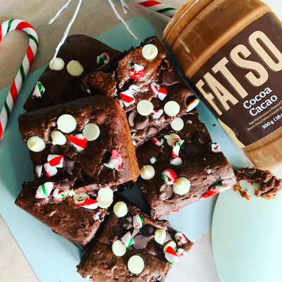 Fudgy Fatso Peppermint Brownies